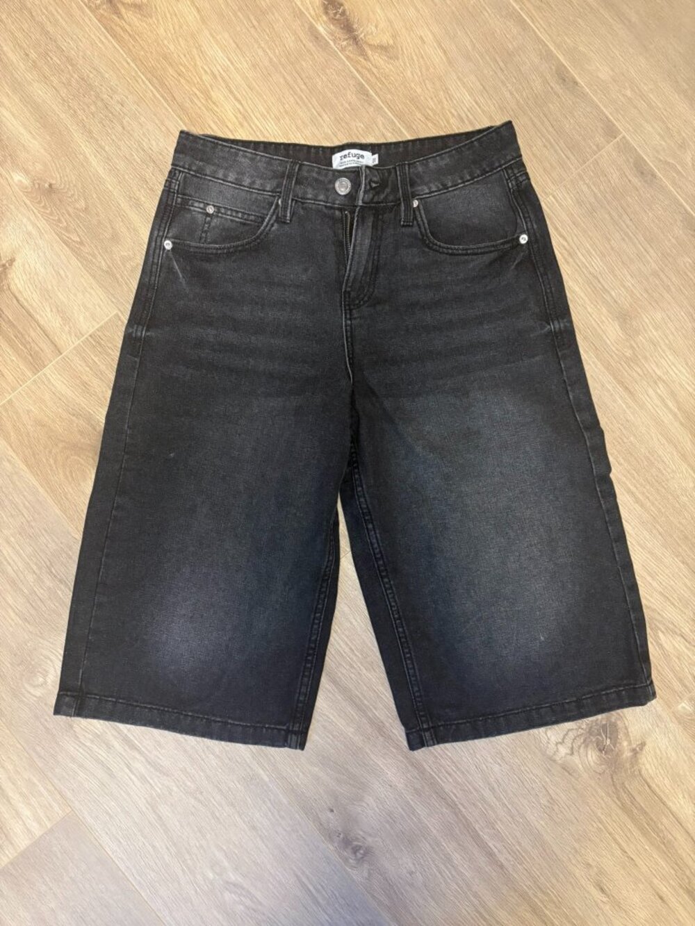 Bundle of 3 Refuge Jean Shorts | Jorts | Light, Medium & Black Wash - Picture 2 of 11